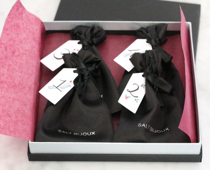 Luxury Jewellery Advent Calendar – 4 Handmade Pieces | Salt Bijoux | Silver, Rose Gold or Gold Filled
