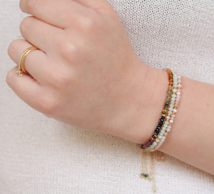 Pink Opal Gold BraceletValentines Day Gift IdeaMothers Day