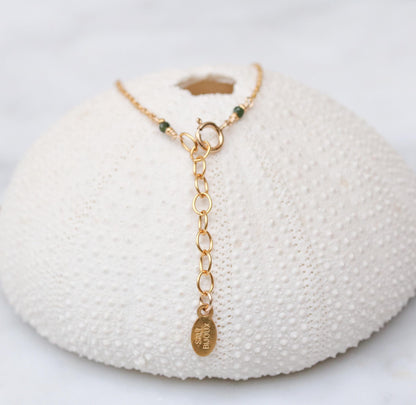 Opal Necklace: Karen Hill Tribe Gold Vermeil, October Birthstone