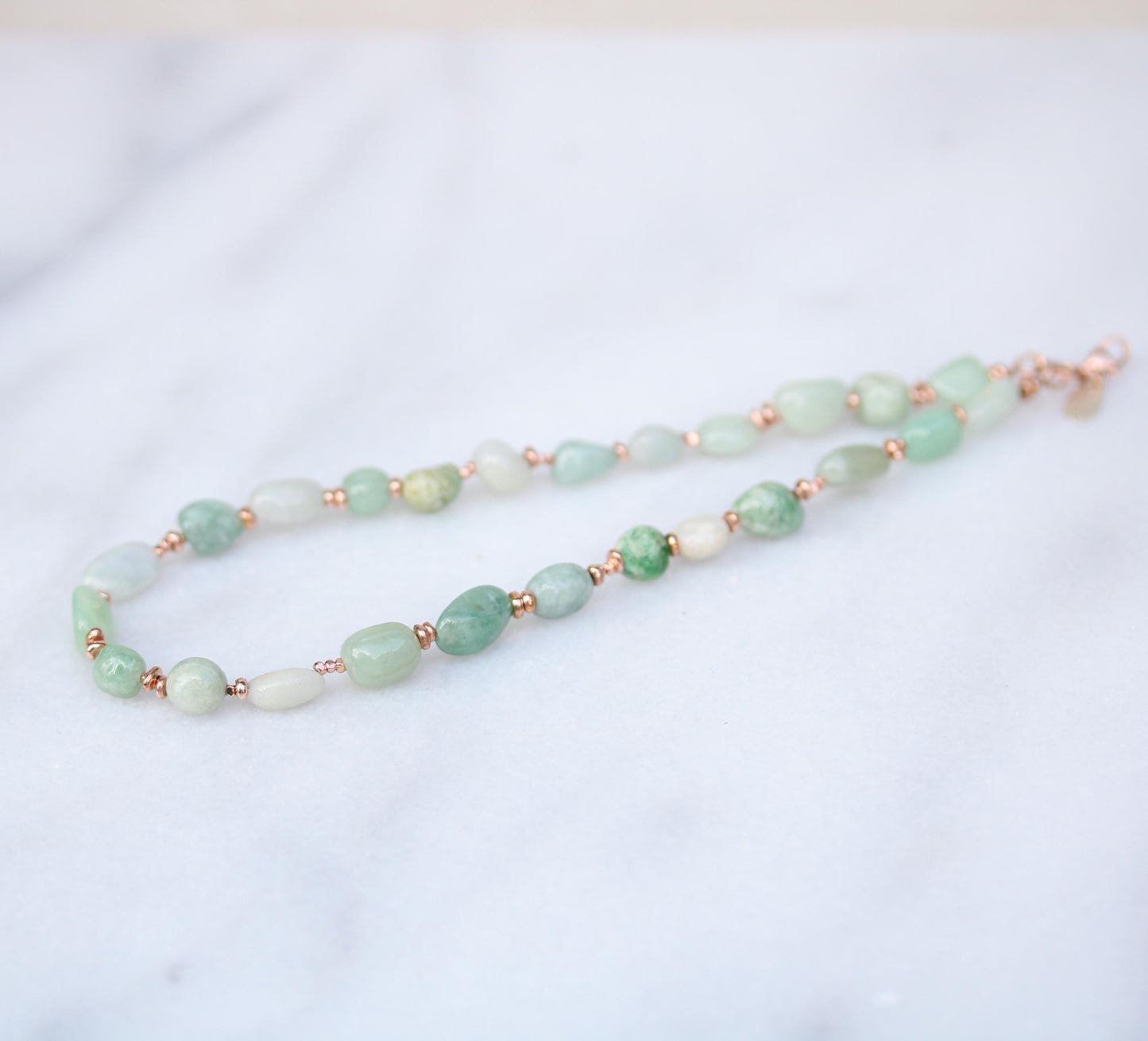 Jade Bag Charm: Karen Hill Tribe Beads, Gold Vermeil Accents