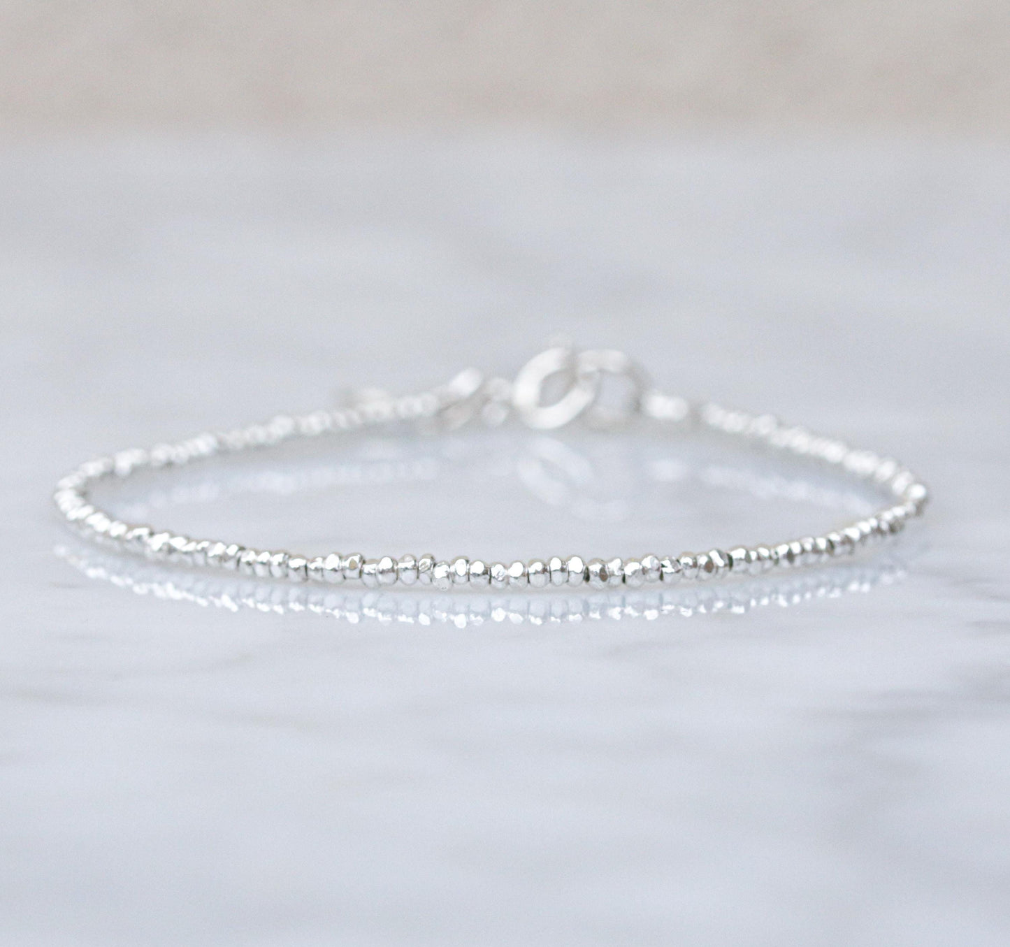 Solid Silver Stacking BraceletValentines Day Gift IdeaMothers Day