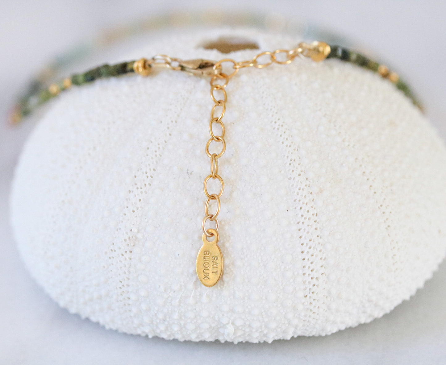Tourmaline Choker: Karen Hill Tribe Gold Vermeil Mini Cube Necklace