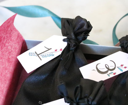 Luxury Jewellery Advent Calendar – 4 Handmade Pieces | Salt Bijoux | Silver, Rose Gold or Gold Filled