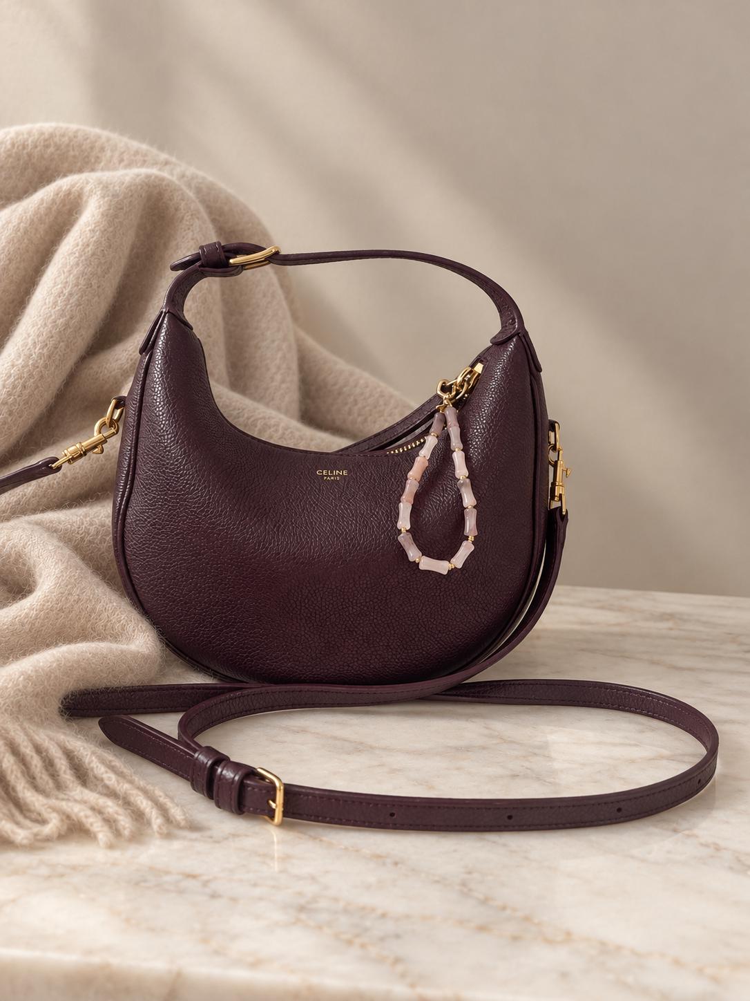 Lepidolite Keyring & Bag Charm