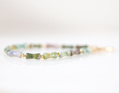 Indian Agate Keyring & Bag Charm